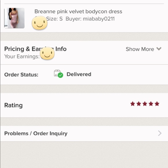 Breanne pink velvet bodycon dress - Picture 8 of 8